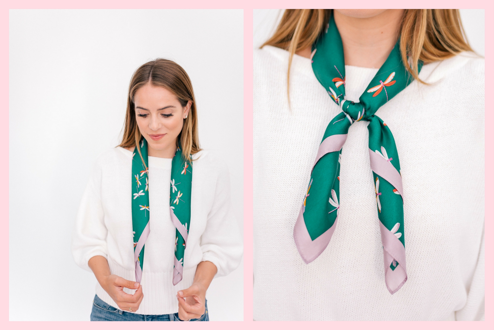5 Ways to Tie a Silk Scarf - Lolli and Me