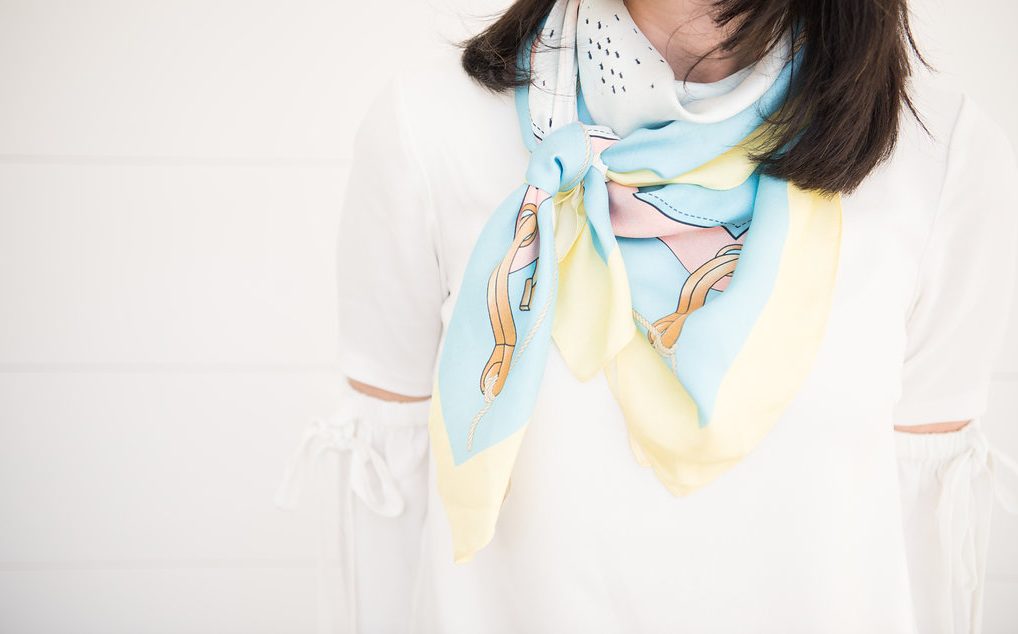 How to tie a silk scarf like a pro